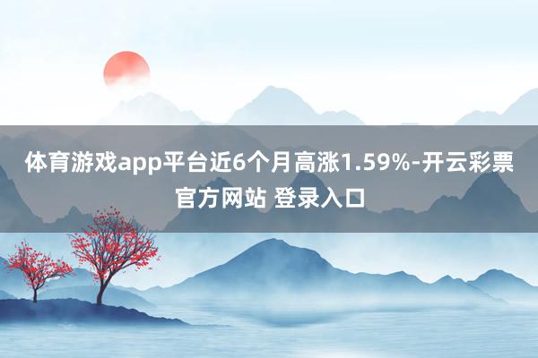 体育游戏app平台近6个月高涨1.59%-开云彩票官方网站 登录入口